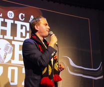 Magnus Carlsson med Brynäshalsduk under Local Heroes 2022