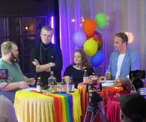 Simon Ridell och reportarna gästar Pridestudion 2021
